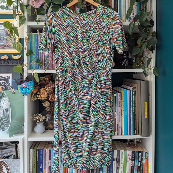 Patterned artsy Parade dress, Size Small - Picture 1 of 4